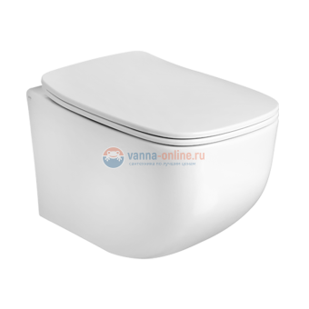 Унитаз подвесной 520х340мм., безободковый AXA White Jam Унитаз подвесной 520х340мм., безободковый AXA White Jam